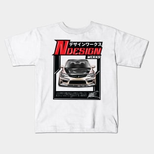 honda civic fd2 pearl white Kids T-Shirt